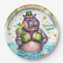 Maillot de bain hippopotame glamour St. Patrick’s 
