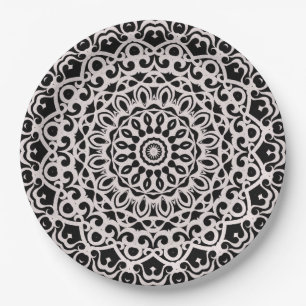 Assiettes En Carton Mandala G385
