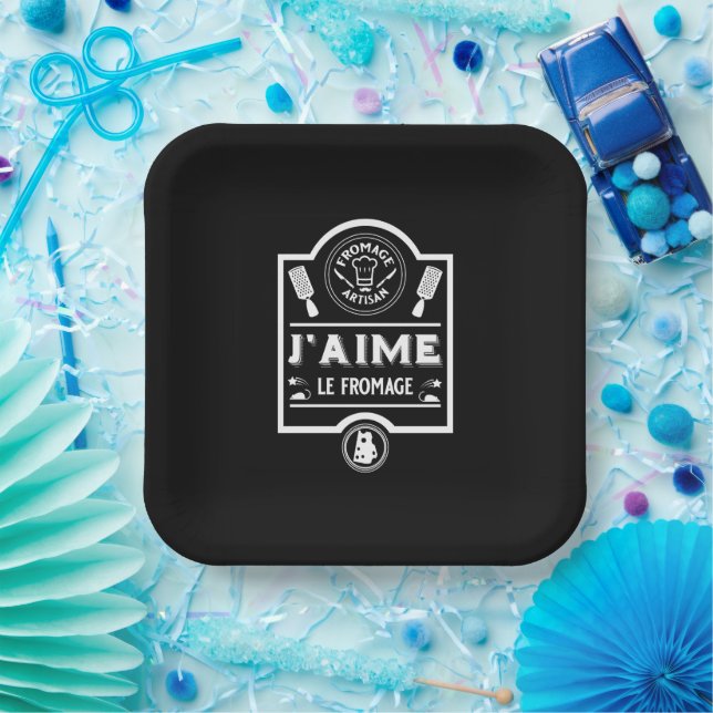 Assiettes En Carton Mangeurs de fromage (Fête)