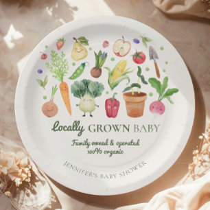 Assiettes En Carton Marché de producteurs de bébé Couples Shower Local