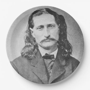 Assiettes En Carton Maréchal Wild Bill Hickok Vieux Ouest Gunfighter