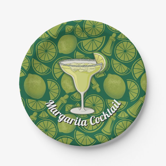 Assiettes En Carton Margarita (Devant)