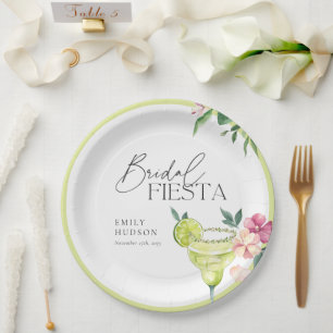 Assiettes En Carton Margarita Fête des mariées mexicaine Fiesta