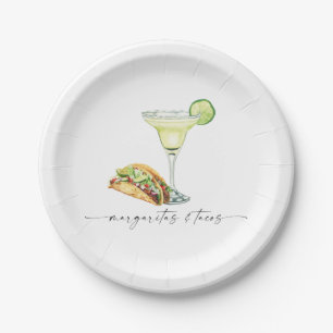 Assiettes En Carton Margaritas & Tacos