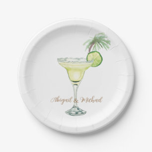 Assiettes En Carton Margaritas Tropical Couple Names