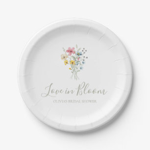 Assiettes En Carton Mariage en fleurs Fête de mariage champêtre