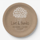 Mariage floral rustique de pot de maçon de papier