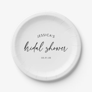 Assiettes En Carton Mariage Minimaliste Moderne