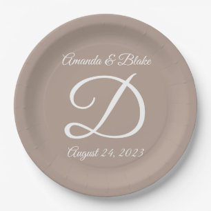 Assiettes En Carton Mariage ou anniversaire