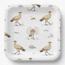 Marocain couleur crème Motif d'oiseaux