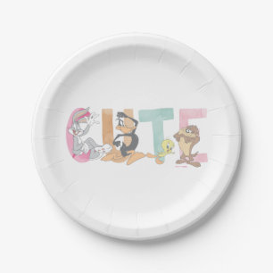 Assiettes En Carton marque-mot LOONEY TUNES™