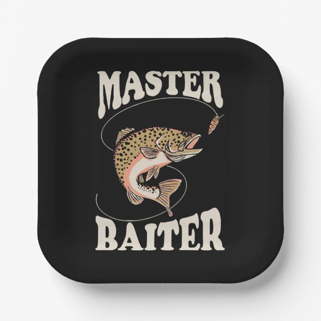 Assiettes En Carton Master Baiter Fishing (Recto)