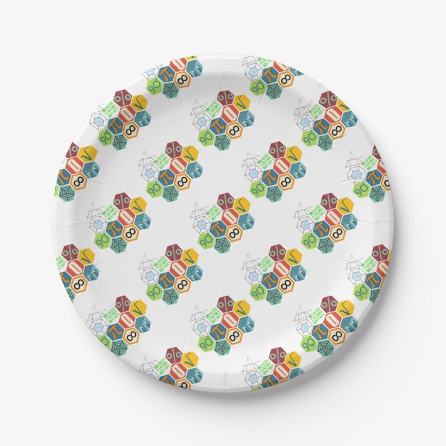 Assiettes En Carton maths (Devant)