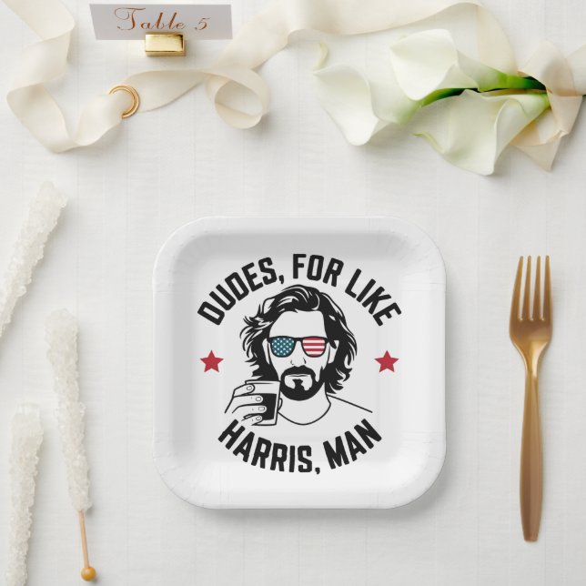 Assiettes En Carton Mecs Pour Comme Harris Man White Dudes Pour Harris (Mariage)