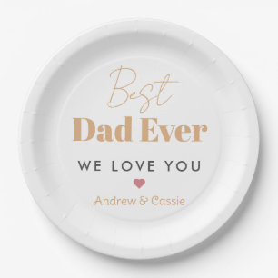 Assiettes En Carton Meilleur papa