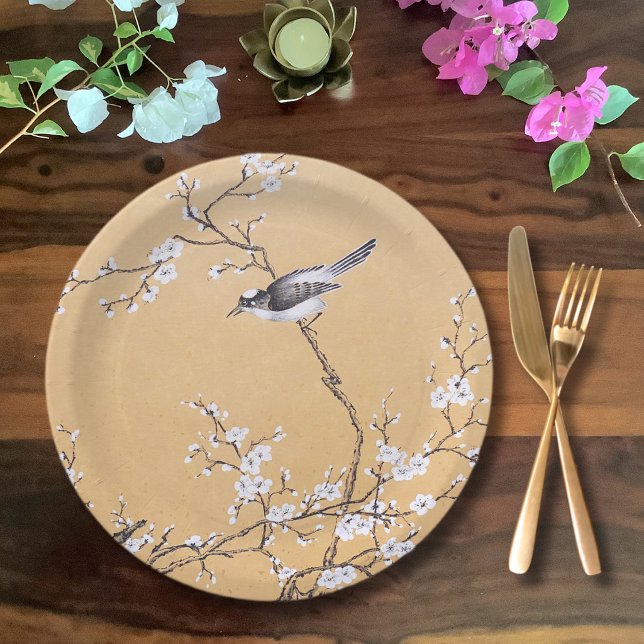 Assiettes En Carton Mélodie de printemps (Créateur téléchargé)