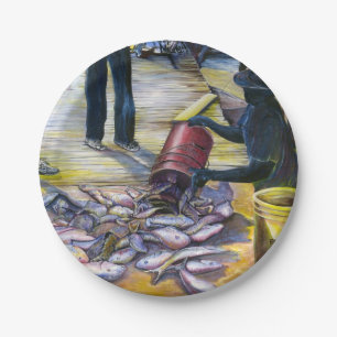 Assiettes En Carton Menu du jour, Harbour Island, Bahamas