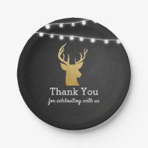 Merci d'Antler | de feuille d'or de Faux du baby
