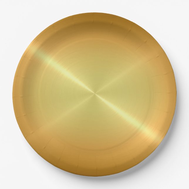 Assiettes En Carton Métal en acier inoxydable cool (Devant)