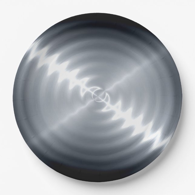 Assiettes En Carton Métal en acier inoxydable cool #64 (Devant)