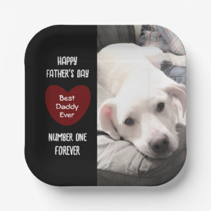 Assiettes En Carton Mete Meilleur Papa Jamais Chien Chien Chien Chien