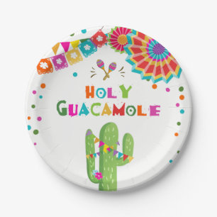 Assiettes En Carton Mexicain saint de cactus de plaques à papier de