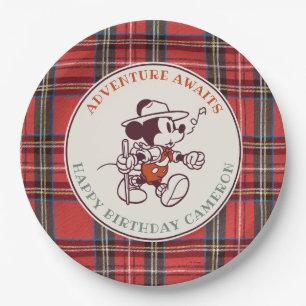 Assiettes En Carton Mickey Mouse   Camp Adventure Await Anniversaire