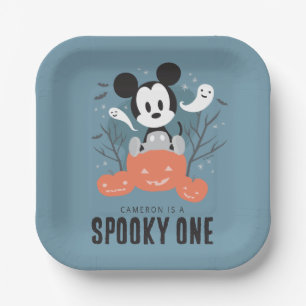 Assiettes En Carton Mickey Mouse   Halloween Éffrayant un anniversaire