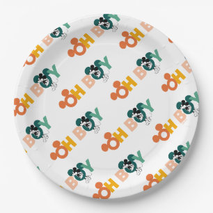 Assiettes En Carton Mickey Mouse   Oh Garçon