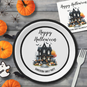 Assiettes En Carton Mignon Joyeux Halloween
