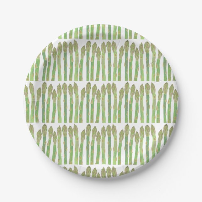 Assiettes En Carton Mini salade d'asperge (Devant)