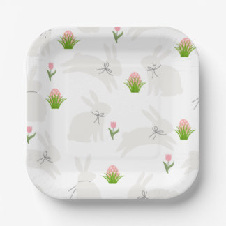 Assiettes En Carton Minimalist Easter Plates  