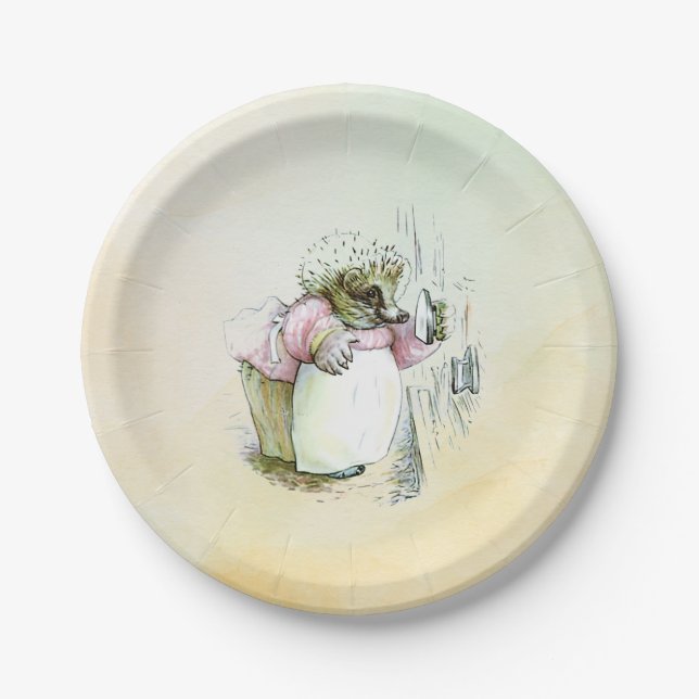 Assiettes En Carton Mme Tiggy-Winkle 4 Plaques en papier (Devant)