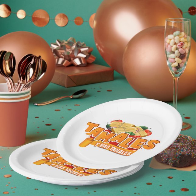 Assiettes En Carton Mois du patrimoine hispanique (Multi)