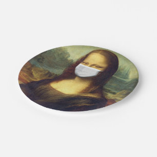 Assiettes En Carton Mona Lisa Via Corona Virus