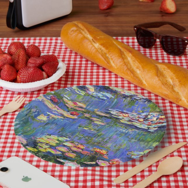 Assiettes En Carton Monet - Water Lilies, 1916, (Pique-nique)