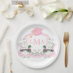 Assiettes En Carton Monographie de canard de Mallard Crest