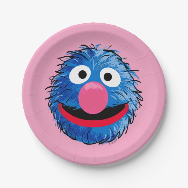 Assiettes En Carton Monster à la fin de cette histoire | Grover (Devant)