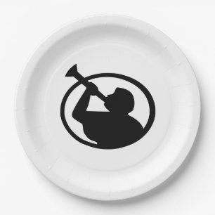 Assiettes En Carton Mormon Angel Mormoni (Symbole du mormonisme)