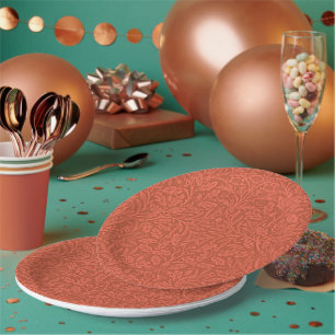 Assiettes En Carton Morris - Acorns et Feuilles de chêne,