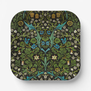 Assiettes En Carton Morris Black Arrière - plan Vintage Blackthorn Mot