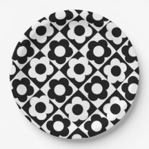 Motif à bille en diamant noir et blanc