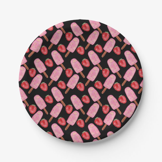Assiettes En Carton Motif crème glacée | motif Lollies | lollipop 13 (Devant)