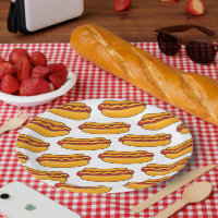 Motif de hot-dog grillé