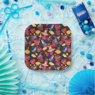 Assiettes En Carton Motif De La Grenouille Amoureuse