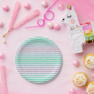 Assiettes En Carton Motif de Parties scintillant Mermaid
