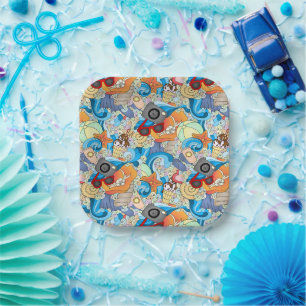 Assiettes En Carton Motif d'été