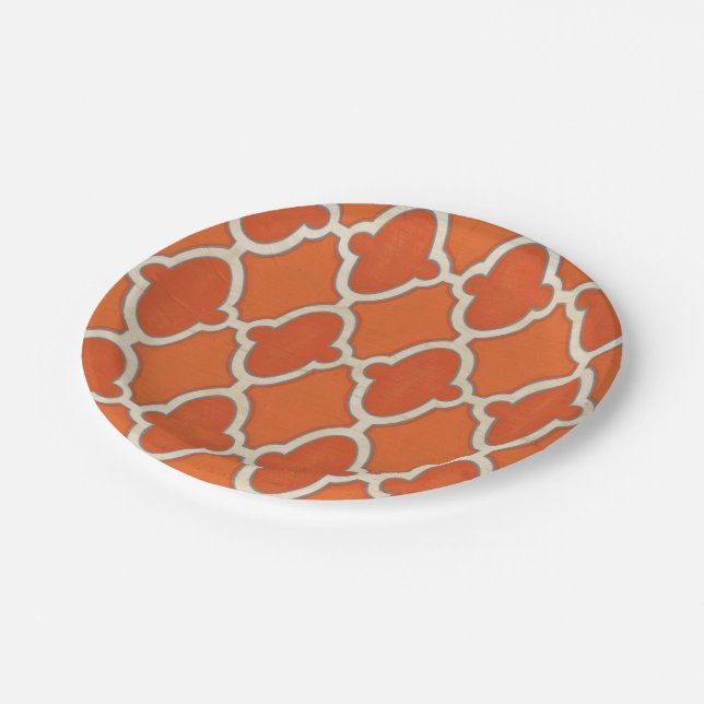 Assiettes En Carton Motifs de marché III (Angle)