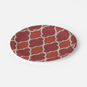 Assiettes En Carton Motifs du marché VII