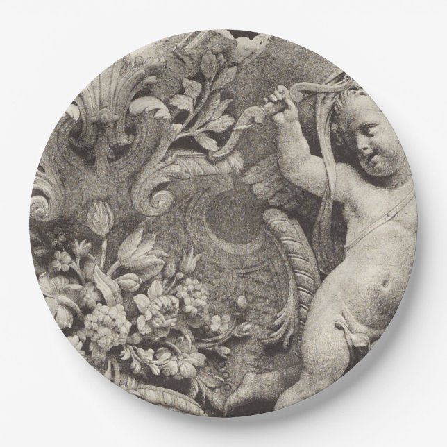 Assiettes En Carton Museum art unique paper plate  (Devant)